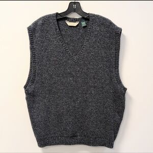 G.H.Bass & Co Vintage Wool Sweater Vest Gray Men's L